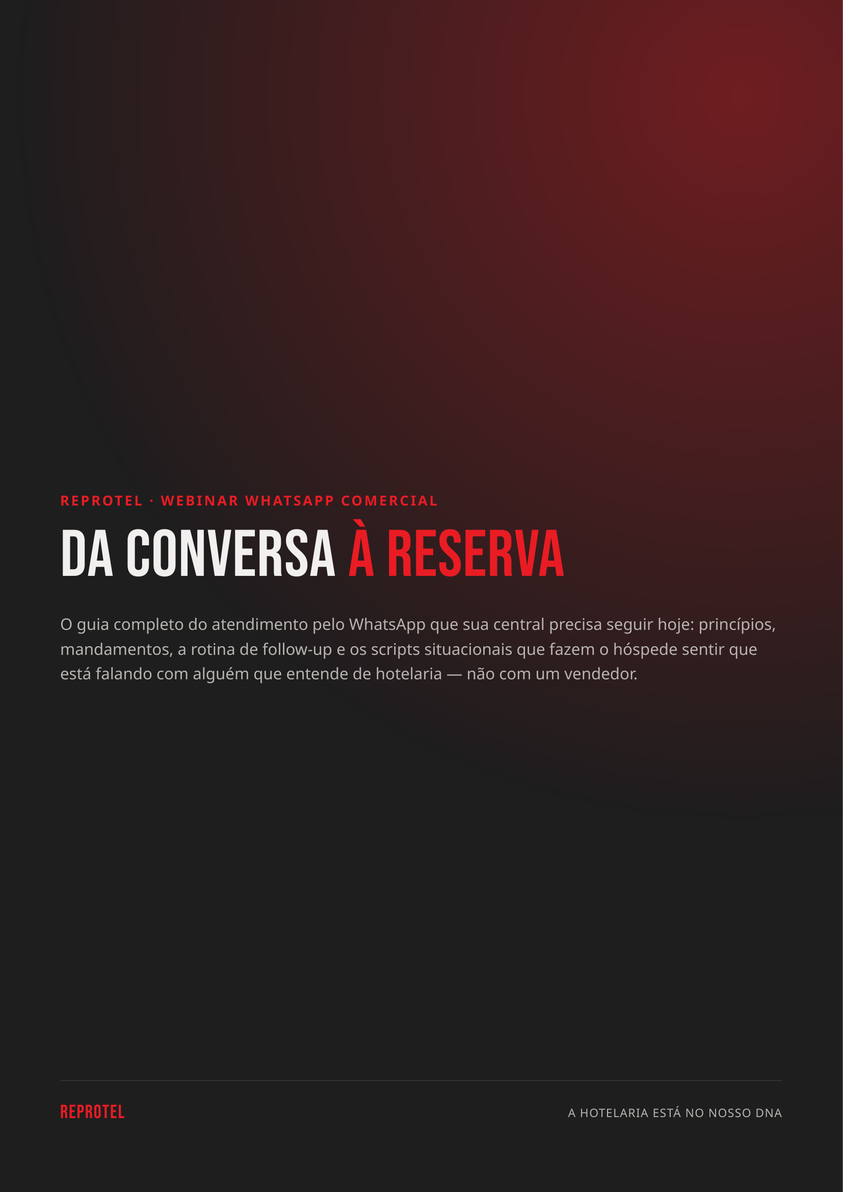 Guia Reprotel "Da Conversa à Reserva"
